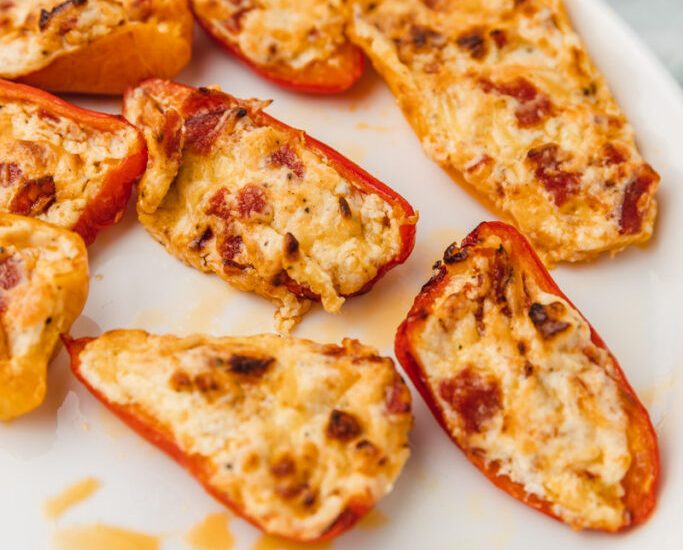 Air Fryer Stuffed Mini Peppers