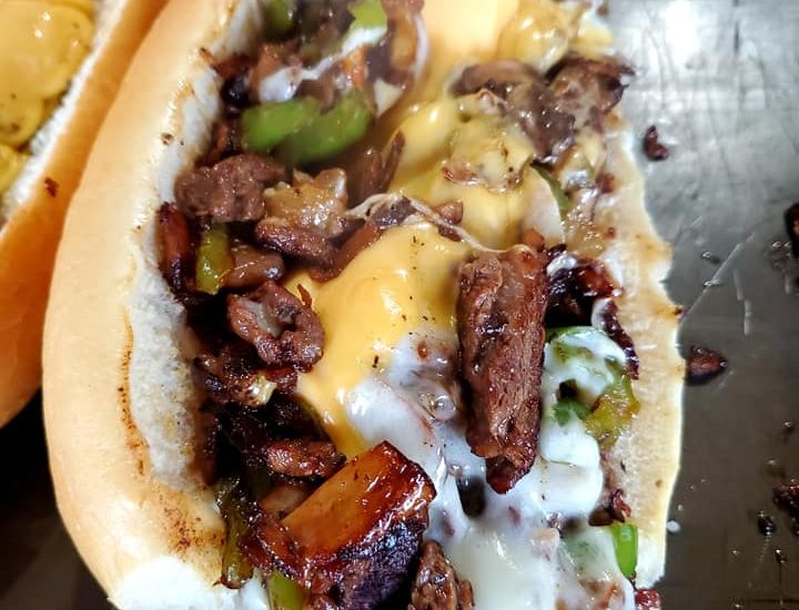 Blackstone Philly Cheesesteak Sandwich