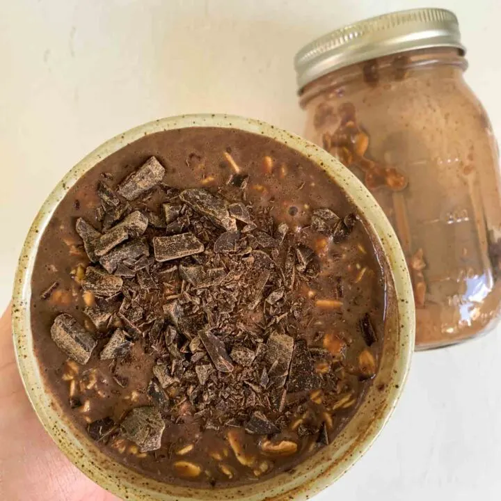 Triple Chocolate Overnight Oats