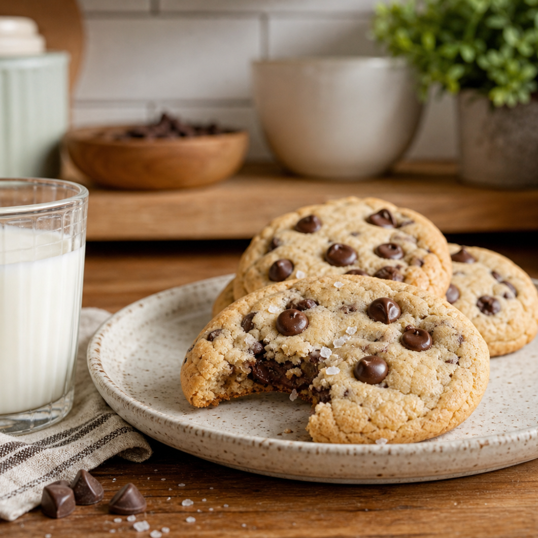 KETO CHOCOLATE CHIP COOKIES