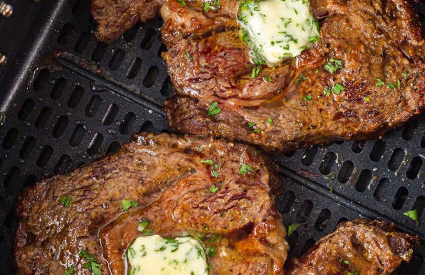 Ribeye Steak With Garlic Rosemary Butter Keto And Low Carb Recipes 