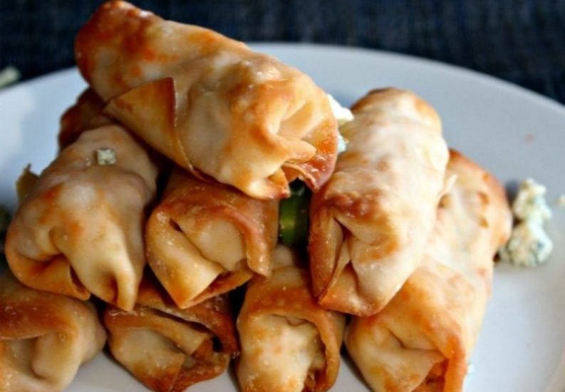 AIR FRYER CHICKEN EGG ROLLS