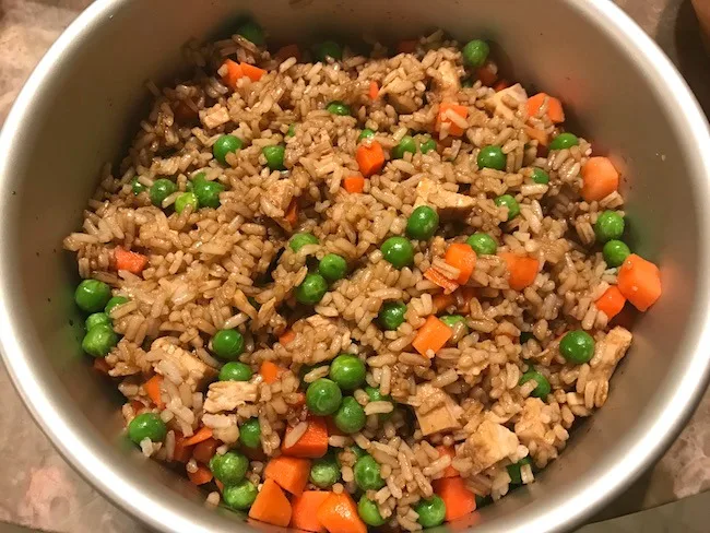 Air Fryer Chicken Fried Rice Recipe