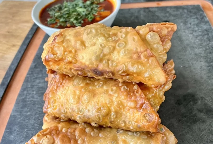 Beef Birria Egg Rolls