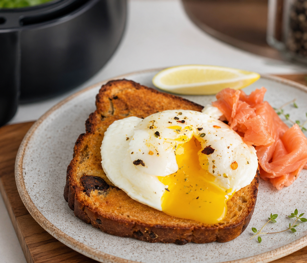 AIR FRYER POACHED EGGS