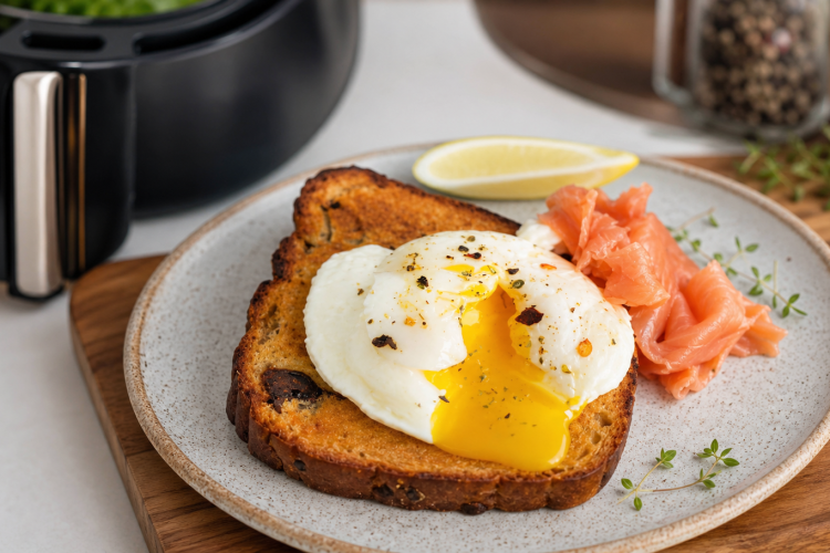 AIR FRYER POACHED EGGS