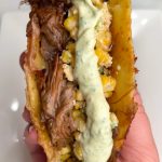 Braised Brisket Tacos with Street Corn and Jalapeño Lime Ranch