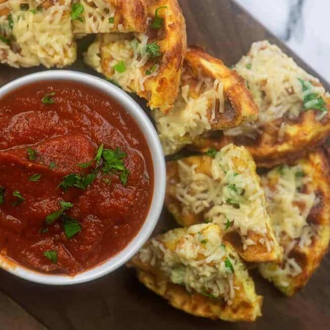 Garlic Bread Chaffle Keto & Low Carb Recipes