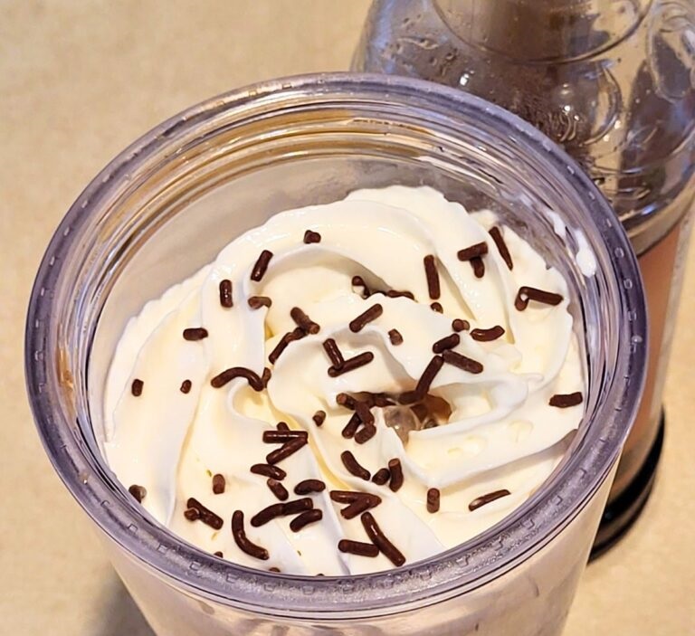 Homemade Protein Mocha Latte