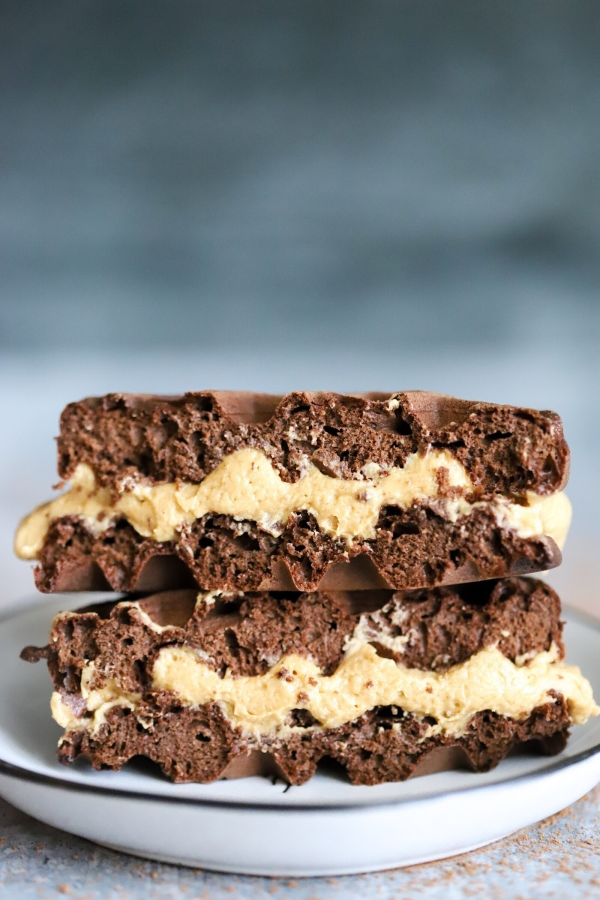 Peanut Butter Cup Chaffle