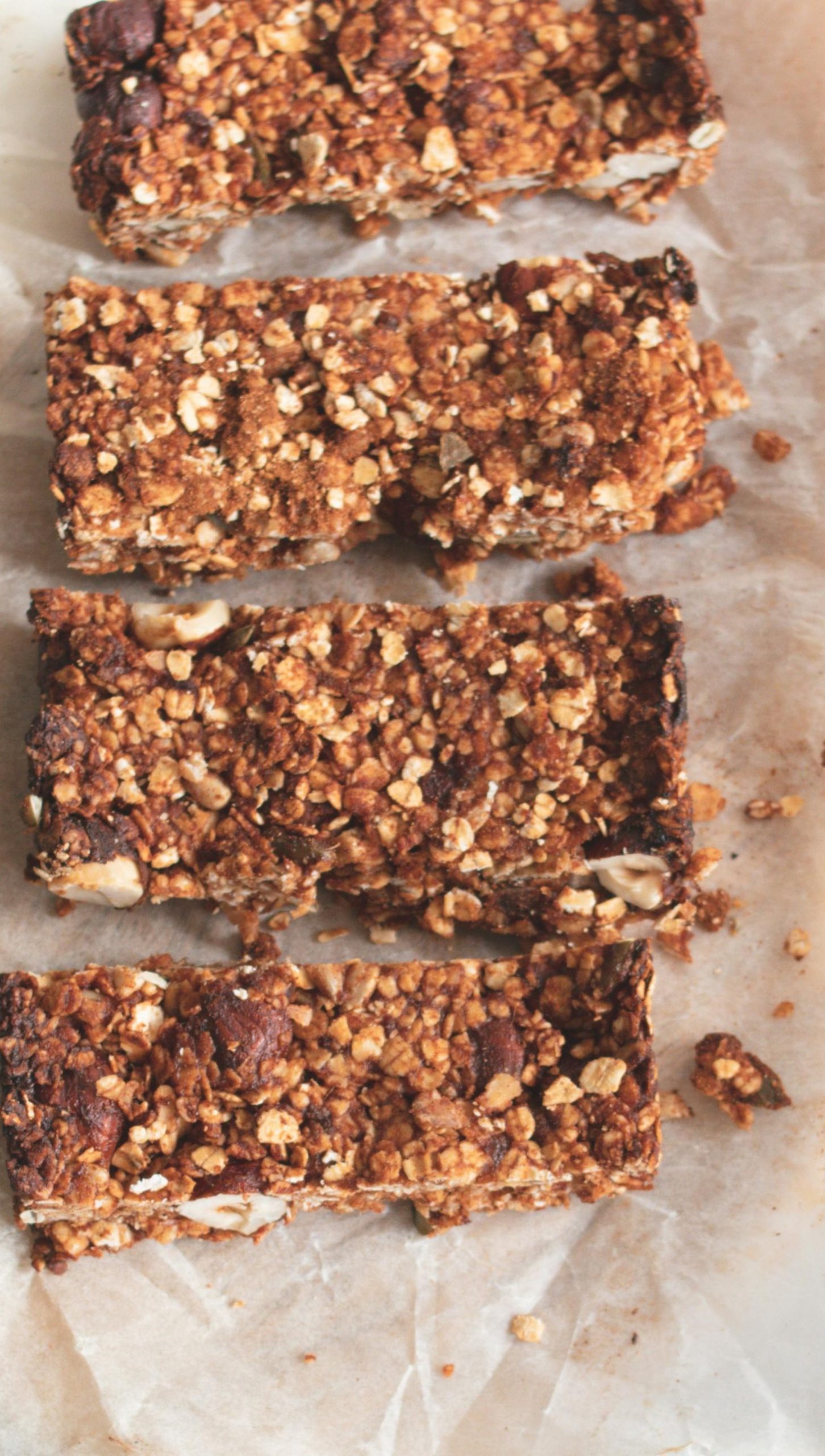 Protein Granola Bars (4 Ingredients!)