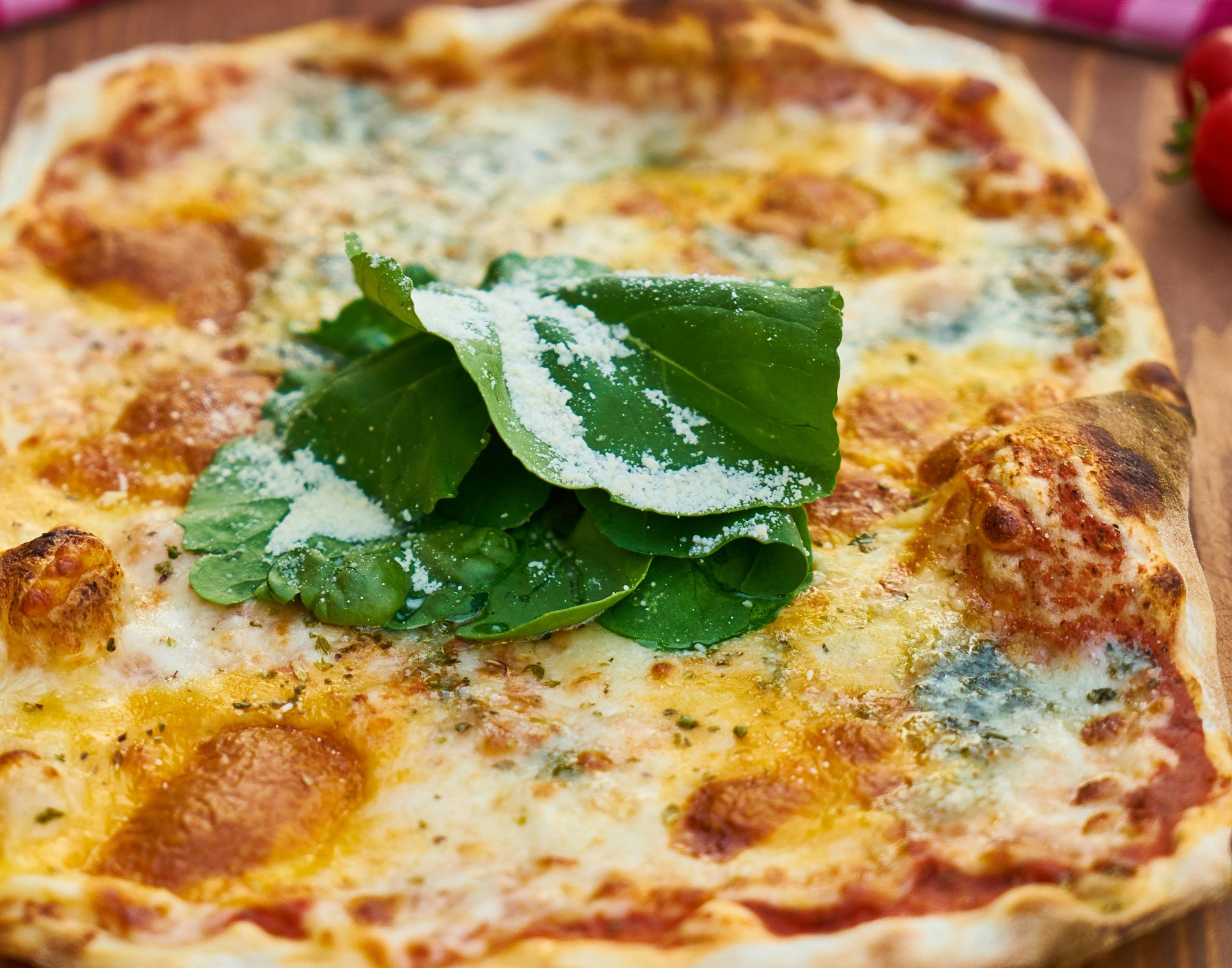 Air Fryer Garlic Toast Pizza