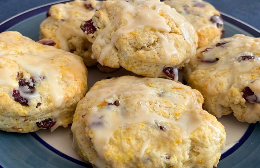 Air Fryer Cranberry Scones