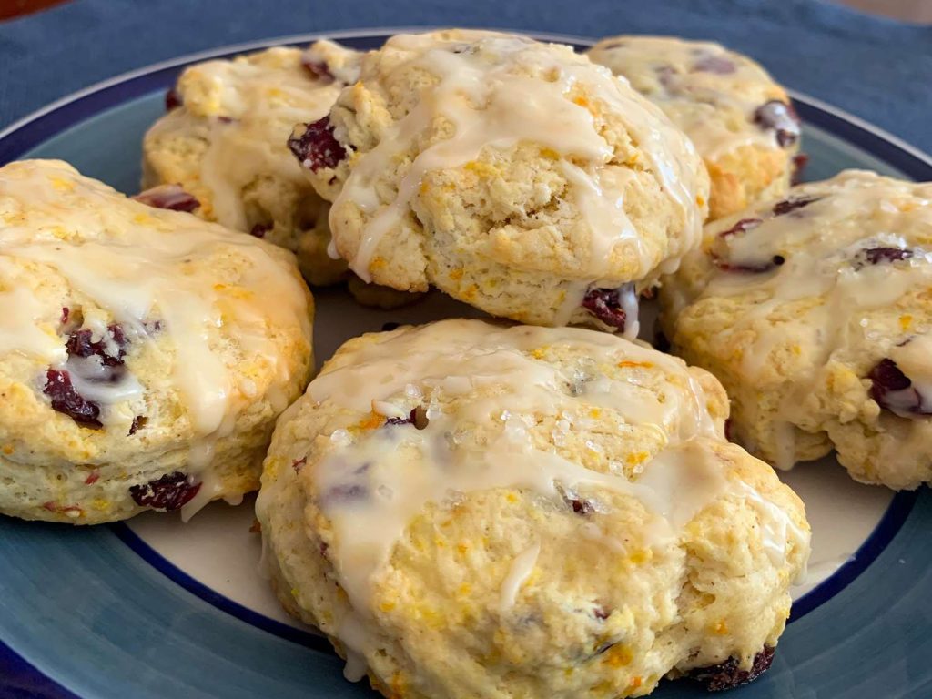 Air Fryer Cranberry Scones