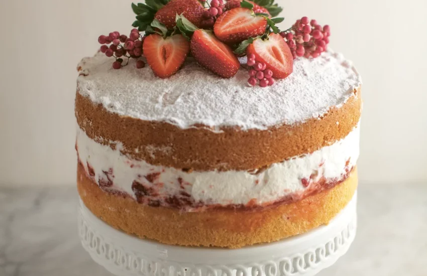 Victoria Sponge Cake In Air Fryer