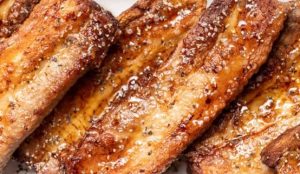 Air Fryer, pork belly strips