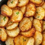 Air Fryer sliced Potatoes