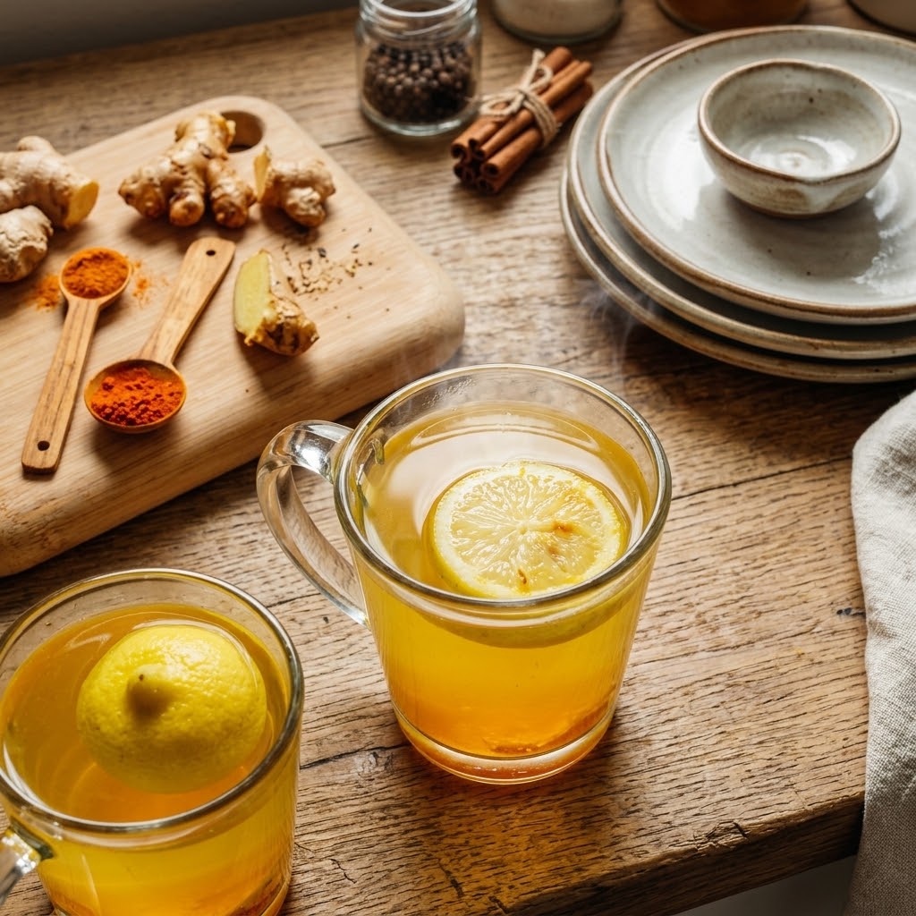 3-Ingredient Ginger Lemon Water Recipe