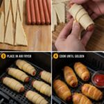 Air Fryer Crescent Wrapped Hot Dogs