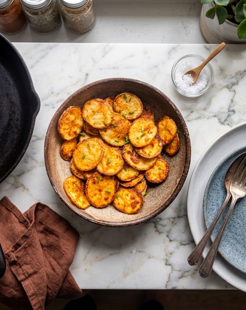 Air Fryer Sliced Potatoes