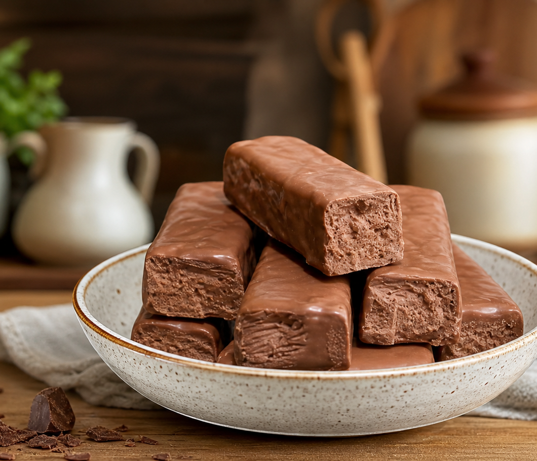 Keto Chocolate Nougat Bars