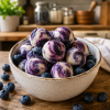 Blueberry Cottage Cheese Pancake Bites - CP
