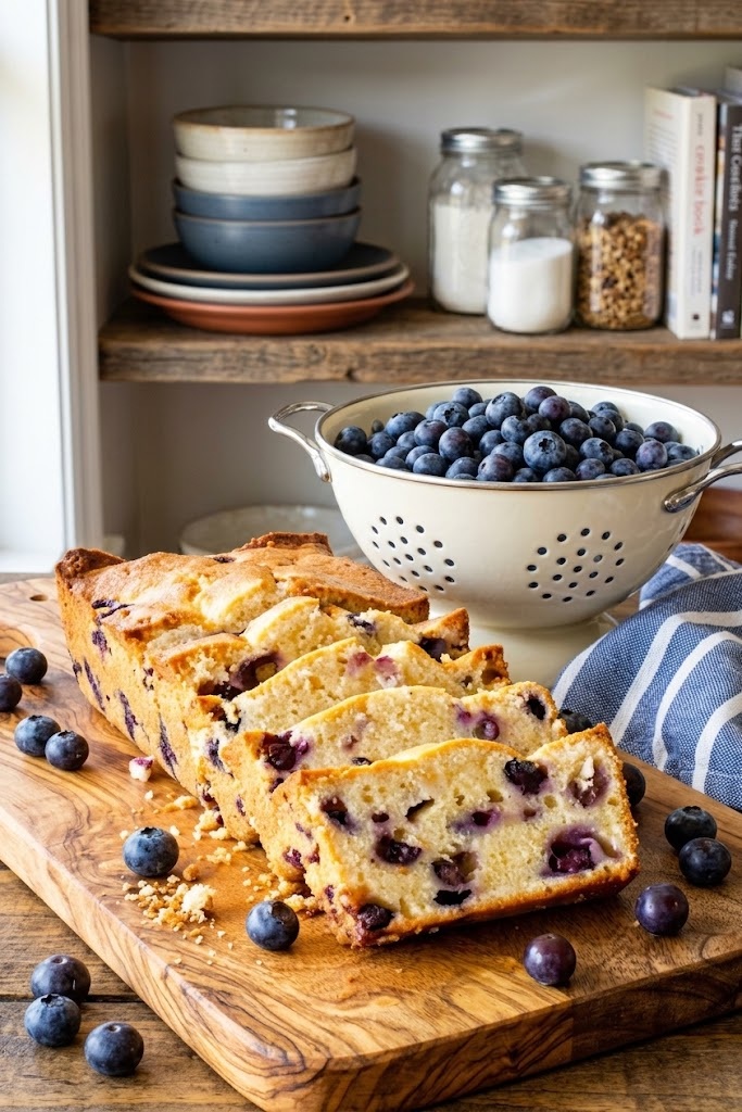 Blueberry Cream Cheese loaf