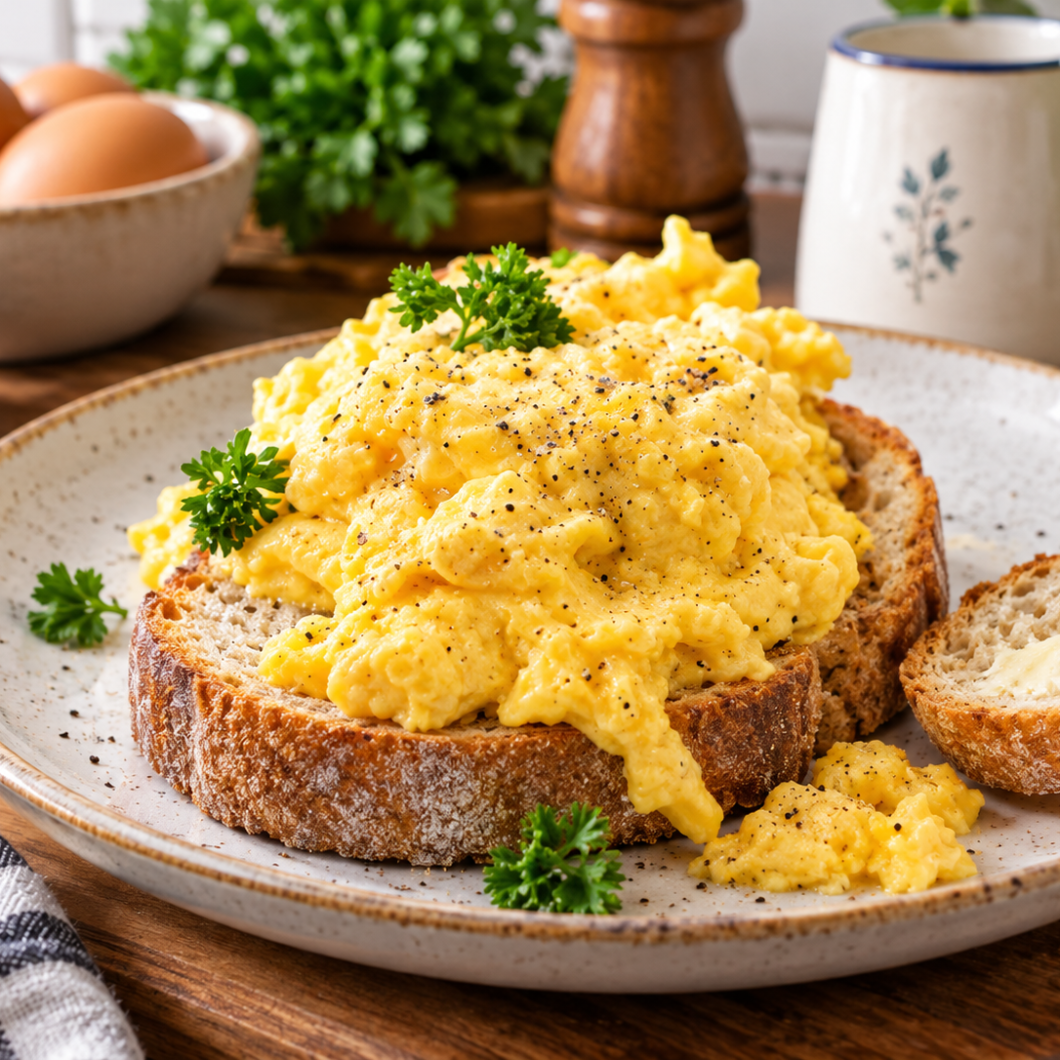 Creamy Soft Scrambled Eggs