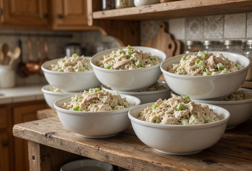 Creamy High-Protein Chicken Salad Bowl