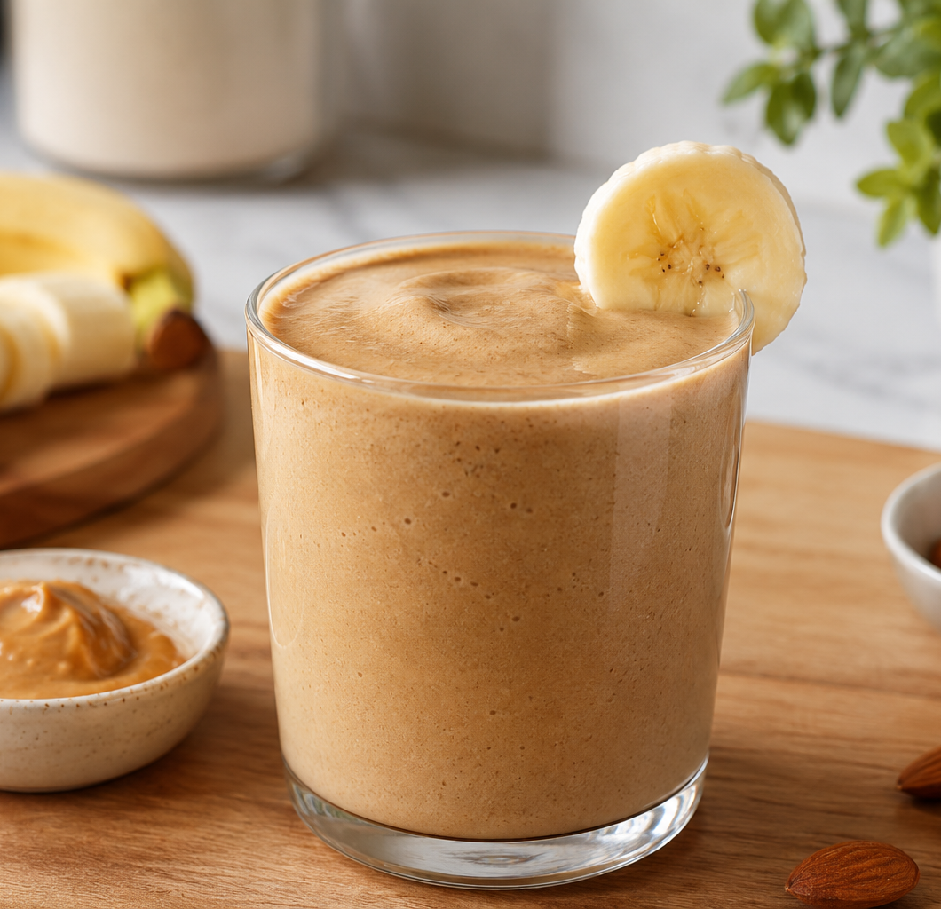 Healthy Peanut Butter Banana Smoothie Recipe