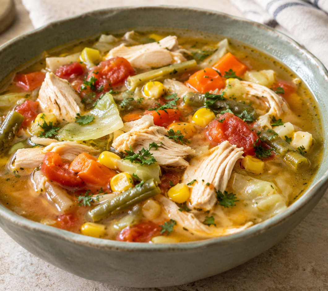 Healthy Chicken Vegetable Soup Recipe