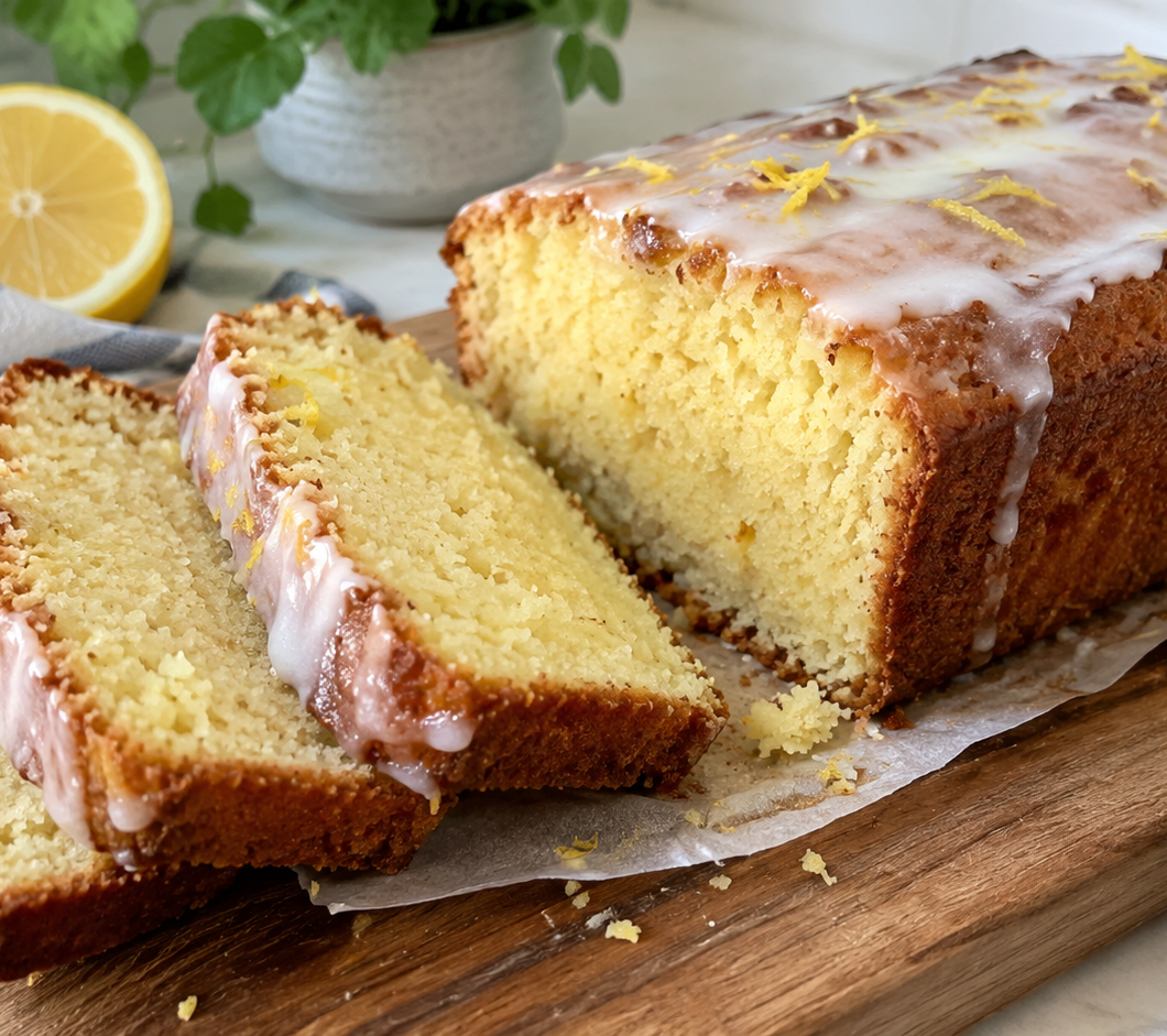 Keto Flourless Lemon Greek Yogurt Cake